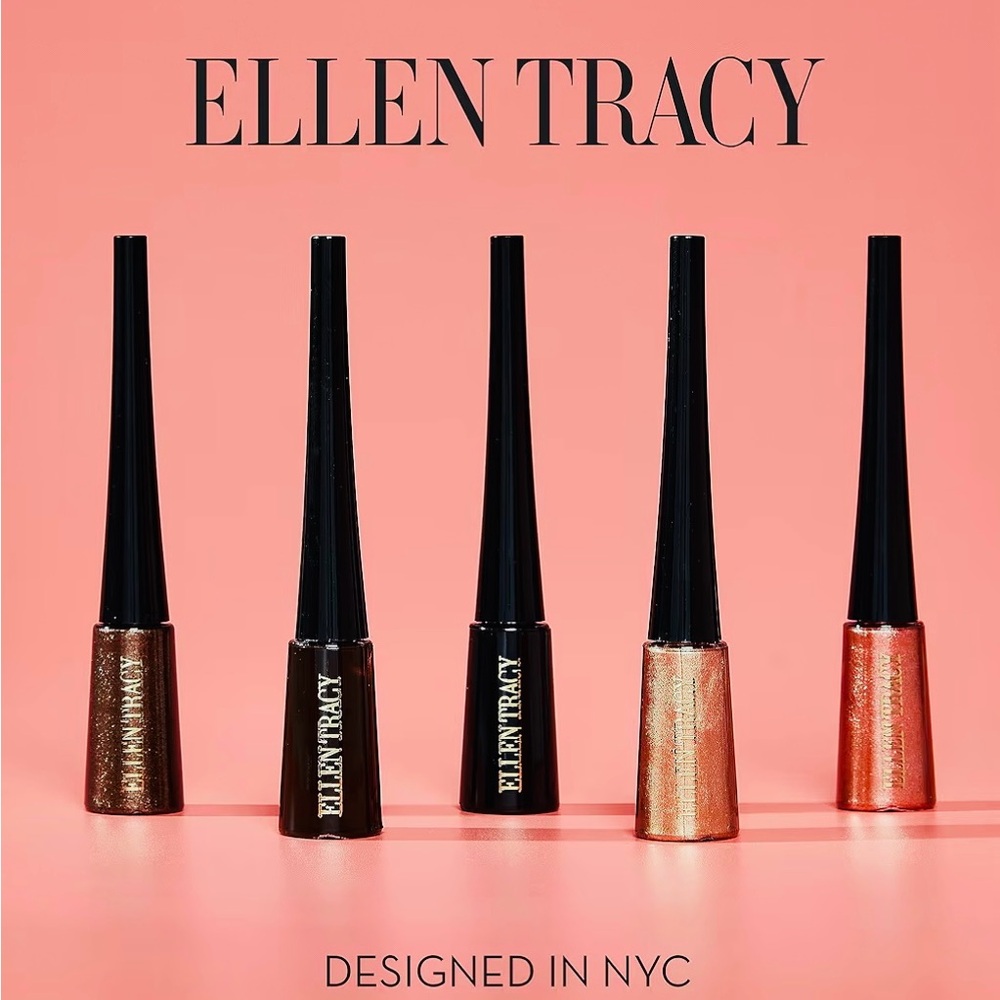 New 5 Ellen Tracy Liquid Eyeliner Pro Ultra Bold Color 0.18 FL OZ each Vegan - Picture 5 of 16